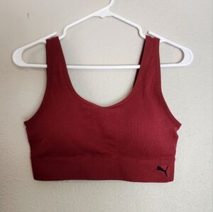 Puma Padded Sports Bra Size L